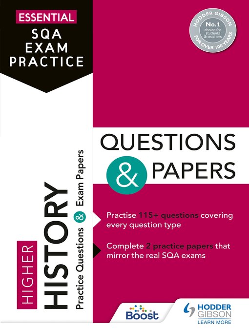 Title details for Essential SQA Exam Practice by Hodder Gibson - Available